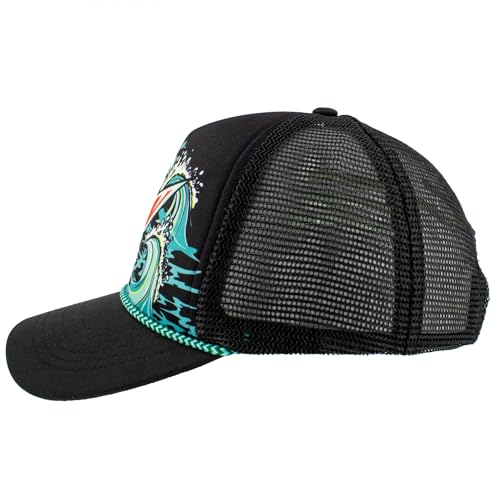 Image of Mountain Dew Baja Blast Big Waves Trucker Hat Multicolor