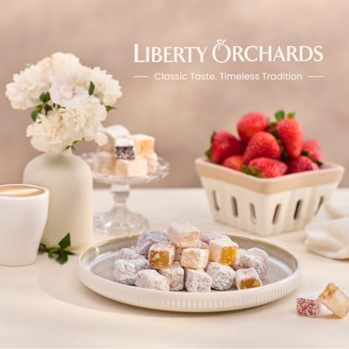 Liberty Orchards, Dessert Delights - Fruit and Nut Candies - Turkish Delights Lokum Candy - Natural, Vegan, Gluten-Free - 10 Oz. - image 7
