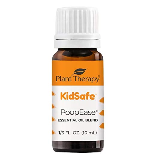 Plant Therapy KidSafe PoopEase Essential Oil Blend 10 mL (1/3 oz) 100% Pure, Undiluted, Therapeutic Grade