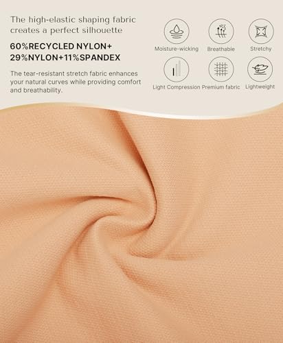 Image of SHAPELLX Tummy Control Shapewear for Women High Waisted Body Shaper Shorts Thigh Slimming Underwear