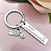 DOYOUDO Drive Safe Keychain Gifts for Motorcycle Biker Key Chain Christmas Presents for Boyfriend Husband Dad Son Girlfriend