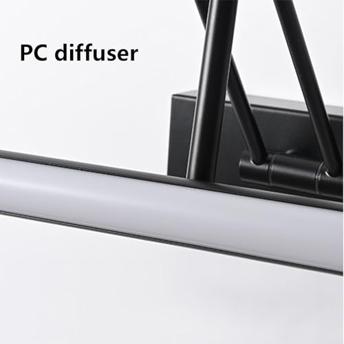 Espejo aplique LED impermeable con cabezal giratorio para un baño de diseño elegante 4