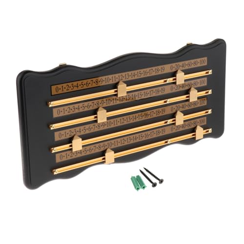Marcador de billar de madera 50cm x 23cm miniatura 1