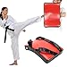SPYMINNPOO Taekwondo Kick Pad,Muay Thai Pads MMA Karate Kick Pads Kickboxing Training Pads Thai Foot Target Punch Pad for Training (Red)