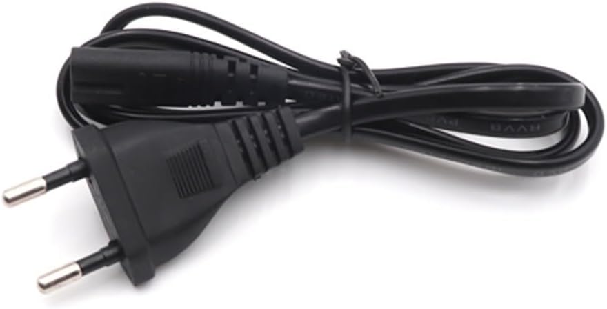 Two-Hole Notebook Power Cord 2-Hole Power Cord Eight-Shaped Power Cord AC Power Cord 1 Meter(8 Words 12V-10A)