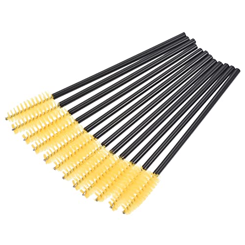 ミニ ナイロン ブラシ スパイラル ダスティング隙間掃除ツール ブラインド、エアコン、天井ファン用 イエロー 12個入り