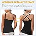 VVX Womens Shapewear for Women Tummy Control Tank Top Body Shaper Seamless Compression Camisole Tops （1pk Black L）