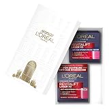 L'Oréal Paris Gesichtspflegeset, Anti-Aging Tages- und Nachtpflege mit 3-fach Wirkung, Hyaluronsäure und Pro-Xylane, Festigung und Regeneration der Haut, Revitalift Laser, 2 x 50 ml