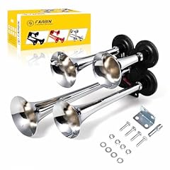 Silver 4-Trumpet 12/24V Air Horn
