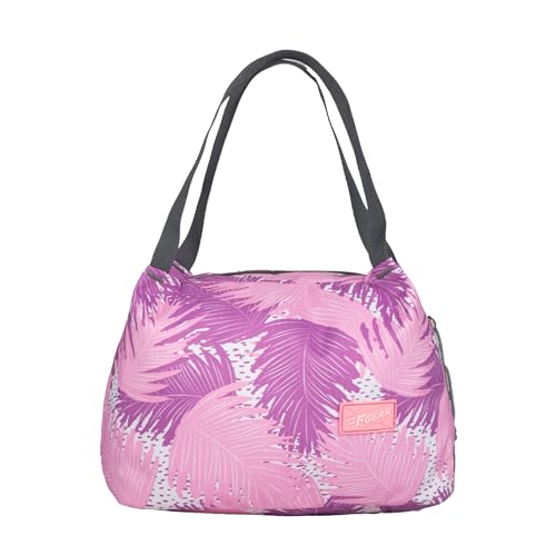 F Gear Tidbit Ferns Pink Purple 5.7L Lunch Bag Padded Insulated Hot Cold Travel Tiffin Bag Food Storage Bag for Work, Students, Office, Picnic, College & School Lunch Bag for Girls Boys Men Women (B0D73KRTKK) Amazon Price History, Amazon Price Tracker