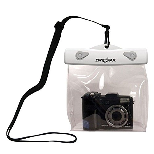 Dry Pak TPU Waterproof Floating Camera Case with Adjustable Neck Cord and Carabiner Clip