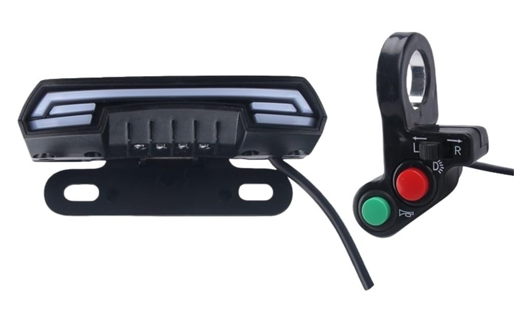 Luces traseras de scooter para una conducción urbana segura y visible 8