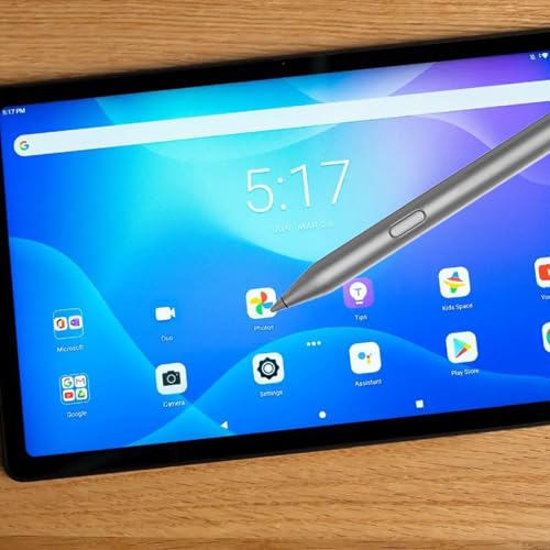 Image of Tab Pen Plus for Lenovo Tab Pen Plus AP500U /AP501U, Tab Pen Plus for Lenovo Tab M11, Tab P12, Tab M10 5G, Tab K11, Tab Y700, Legin Tab Gen 3 Pen Support LPP 2.0 Protocols (Silver)