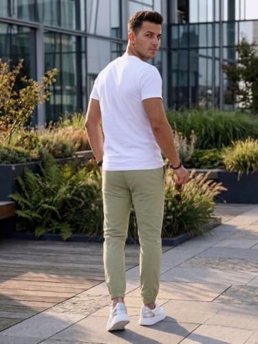 Image of ANNI Designer Men Cargo Pants Cotton Solid | Cargo Pants for Men | Mens Cargo Trouser | Multi Pocket Cargo Pant Regular Fit | Casual Stylish Bottom Wear for Mens Comfortable Clothing