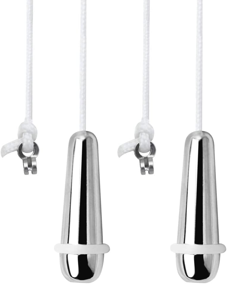 NA 6 Pack Cord Connector Metal Chrome Bathroom Light Pull Cord Joiner