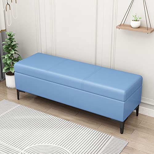 Pouf de rangement coffre pour optimiser l'espace et ranger le salon - 2