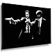 Produktbild Fotoleinwand24 Bild auf Keilrahmen - Pulp Fiction AA0168 / Schwarz-Weiß / 70x50 cm