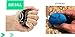 (Two Balls) Professional Stress Ball for Adults Made of Gel | Perfect Stress Relief and Hand Squeeze Ball | Black and Red Durable 2 Pieces with User Guide e-Book (Available in PDF for Instant Access)
