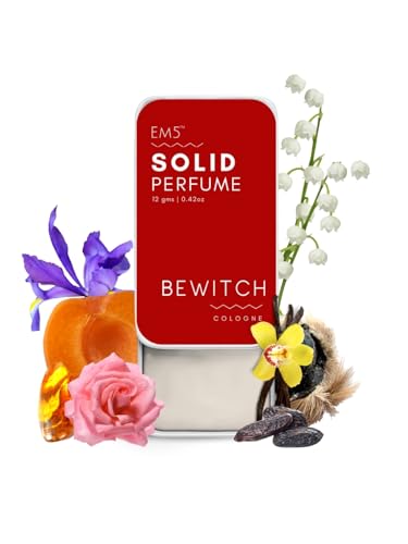 Image of EM5 Solid Perfume | Alcohol Free & Non-Greasy Cologne | Strong & Long Lasting Fragrance | 12g (Bewitch (Vanilla, Powdery, Floral, Fruity))