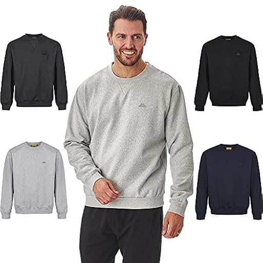 Iron Mountain IMSWT205 Sudadera de Cuello Redondo para Hombre con Hilo Reciclado Respetuoso con el Medio Ambiente, Anti-Pilling, Flexible, cómoda y con Suave Forro de vellón, Gris Claro marmoleado, M | Ya disponible en tu tienda friki favorita! En mundofriki.es! Iron Mountain IMSWT205 Sudadera de Cuello Redondo para Hombre con Hilo Reciclado Respetuoso con el Medio Ambiente, Anti-Pilling, Flexible, cómoda y con Suave Forro de vellón, Gris Claro marmoleado, M | Ya disponible en tu tienda friki favorita! En mundofriki.es!