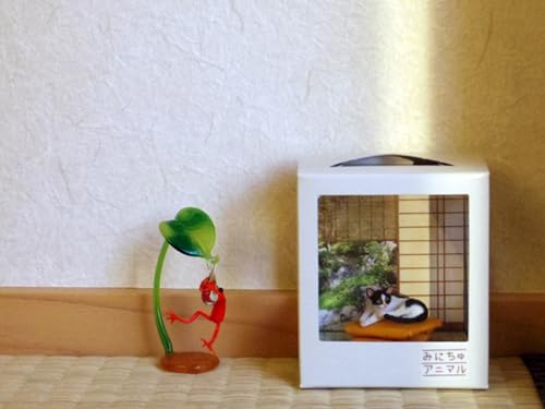 Décor miniature de chambre occidentale chat Marron échelle 1/12 - 6