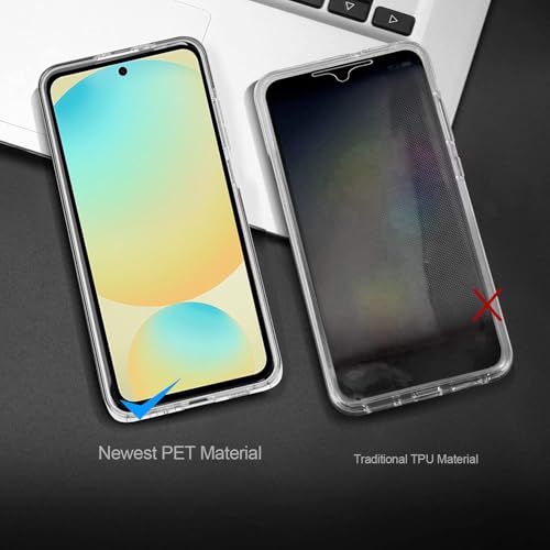 Galaxy S24 Fe Case, Galaxy S24 Fe 360 Case, Front And Back Case, Clear Full Body Case Hard PC & Soft Silicone Gel Phone Case For Samsung S24 Ultra Case, Samsung Galaxy S24 Fe Case (S24 FE) Galaxy S24 Fe Case, Galaxy S24 Fe 360 Case, Front And Back Case, Clear Full Body Case Hard PC & Soft Silicone Gel Phone Case For Samsung S24 Ultra Case, Samsung Galaxy S24 Fe Case (S24 FE)