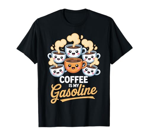 Funny Saying Coffee Is My Gasoline Energy Drink ���f�B�[�X �����Y T�V���c