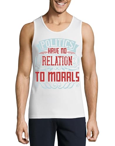 Camiseta sin mangas de algodón de tacto suave y alta resistencia para hombre