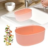 Generisch Bandeja para cambiar pañales, organizador para colgar, cubo de basura, bandeja de recogida de residuos de cocina, 4 unidades, contenedor de basura, cuenco de lavado de bebé, para armario de