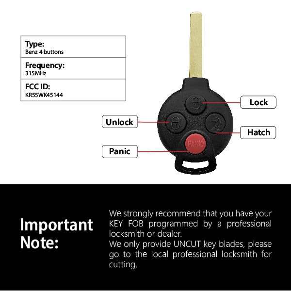 Amazon.com: Keylessbest Replacement for 2012 2013 2014 2015