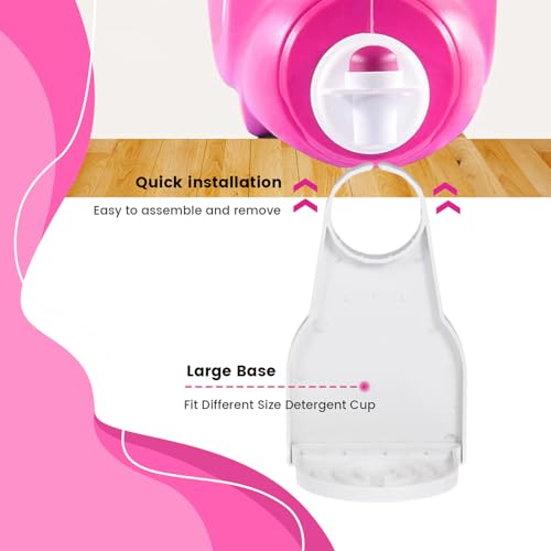 Krisy [2 Pack] Laundry Liquid Detergent Drip Catcher/Cup Holder, Fits Most Economic Sized Bottles, No More Leaks or Mess - Thumbnail 2