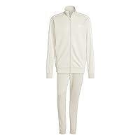 adidas Uomo Basic 3-Stripes French Terry Track Suit, alumina