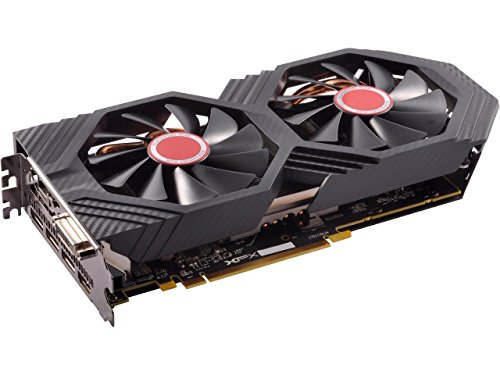 XFX Radeon RX 580 GTS Black Edition 1405MHz OC+, 8gb 256bit GDDR5, DX12 VR Ready, Double Dissipation, Dual BIOS, 3xDP HDMI DVI, PCI-E AMD Graphics Card (RX-580P828D6)