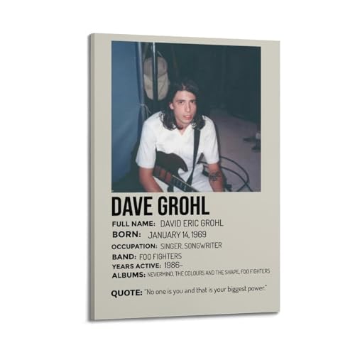 JUNZHAN Dave Grohl Albumkunst ? Wandposter, Wohnzimmer-Dekoration, 20 x 30 cm, Rahmenstil-29 für 17,08 EUR bei amazon.de Bild: JUNZHAN Dave Grohl Albumkunst ? Wandposter, Wohnzimmer-Dekoration, 20 x 30 cm, Rahmenstil-29 für 17,08 EUR bei amazon.de