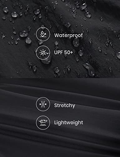 CRZ YOGA Calça feminina leve para caminhada ao ar livre FPS 50+ à prova d'água stretch para treino