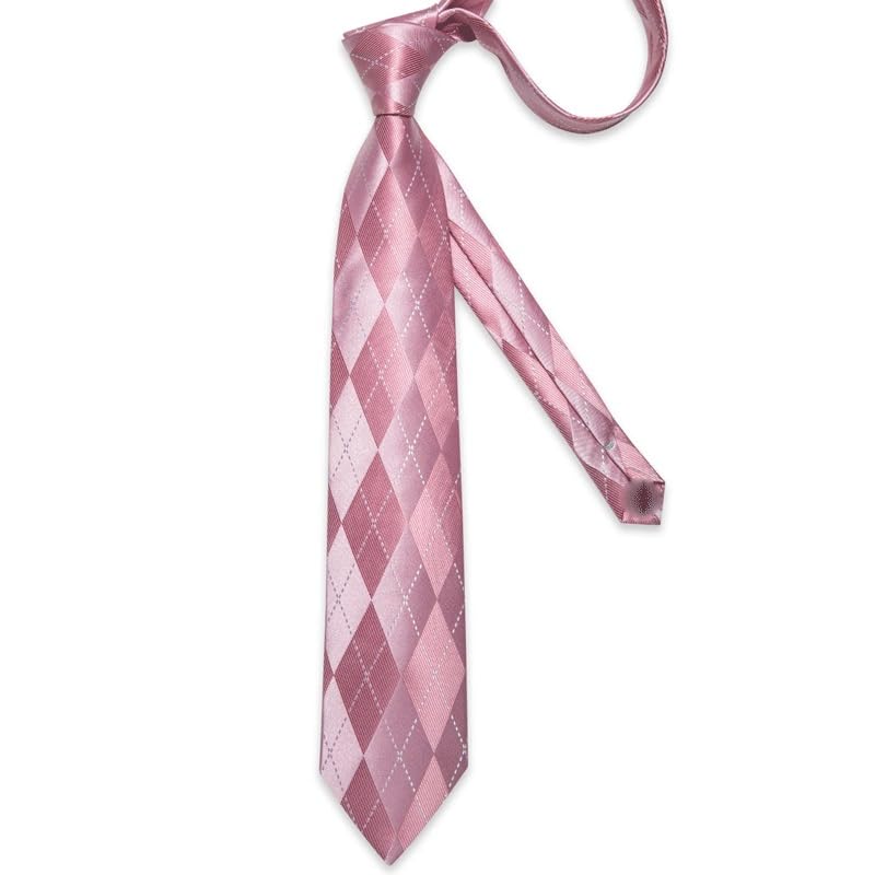 Corbata de seda para hombre 8 cm negocios boda set miniatura 3