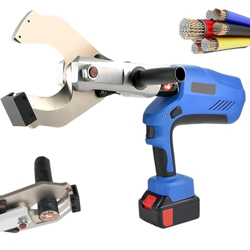 Cordless Cable Cutter 150KN/180KN/250KN Hydraulic Cable Shears Electric Wire Cutter Battery Powered Wire Cutting Tool for Max120mm Copper/cu/al Cable,85C