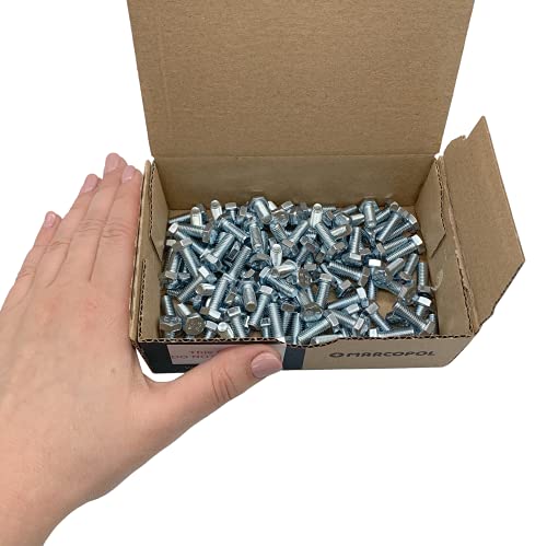 100 Stück DIN 933 Stahl Sechskantschrauben M6x16mm 8.8 Grade Sechskantschrauben Vollgewinde Sechskantschrauben Gewindeschrauben Gewindeschrauben Gewindeschrauben (100, M6x16mm)