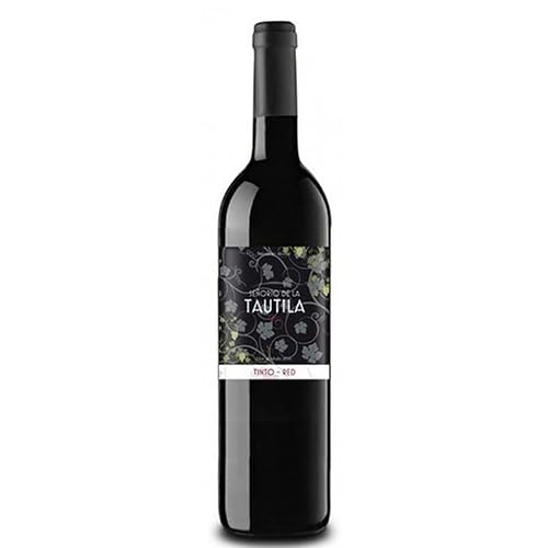 Señorio de la Tautila Tinto Tempranillo Desalcoholizado 0.0% Rojo Sin Alcohol de España, Certificado Halal y Vegano (25.4 fl oz, 1 Botella)