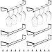 Dicunoy 6 Stück Weinglashalter unter dem Schrank, Metall Weingläser Halterung, Wandmontierte Eisen Weinglas Hängende Rack für Regal, Küche, Bar, Weinkeller Lagerung, Veranstalter, Display, 35cm AC Wand  günstig Kaufen-Dicunoy 6 Stück Weinglashalter unter dem Schrank, Metall Weingläser Halterung, Wandmontierte Eisen Weinglas Hängende Rack für Regal, Küche, Bar, Weinkeller Lagerung, Veranstalter, Display, 35cm