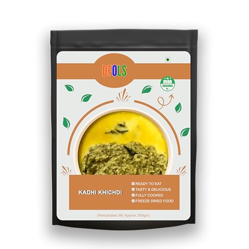 Instant Kadhi Khichdi Homestyle Indian Meal with Moong Dal Khichdi & Kadhi Vegetarian Shelf Stable