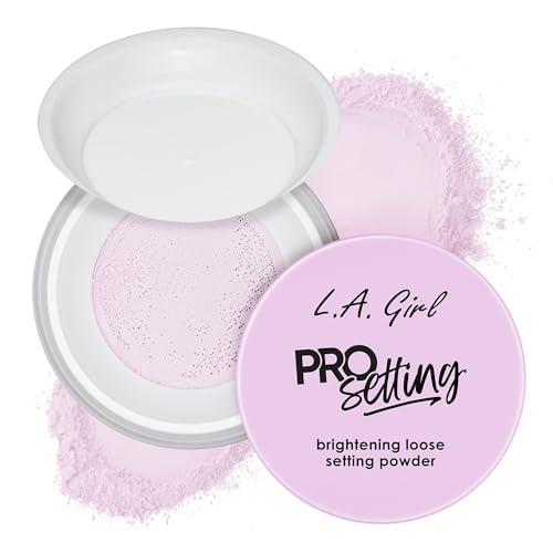 L.A. Girl Pro.Setting Brightening Loose Setting Powder, Purple GLP740