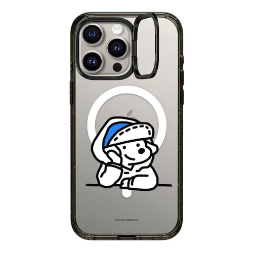 CASETiFY �C���p�N�g�����O�X�^���h MagSafe�Ή� iPhone 15 Pro Max �P�[�X [MIL�K�i���� (3x MIL-STD-810G) / 2m����̗����������N���A / MagSafe �ɑΉ�] - mini JOHN (Lov