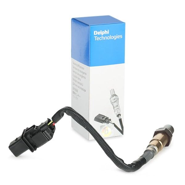 Capteur D'oxygène Delphi ES21169-12B1 | Sonde Lambda Rapide Avec Revêtement Protecteur - Pour Moteurs Essence