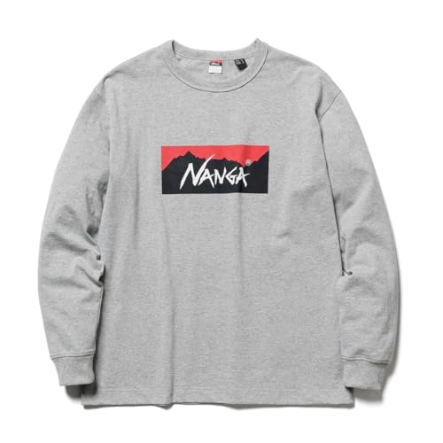 [�i���K] T�V���c ���� �����Y �G�R�n�C�u���b�h �{�b�N�X���S �����O�X���[�u�e�B�[ ECO HYBRID BOX LOGO L/S TEE NW2331-1G299 L.GRY L.GRY S