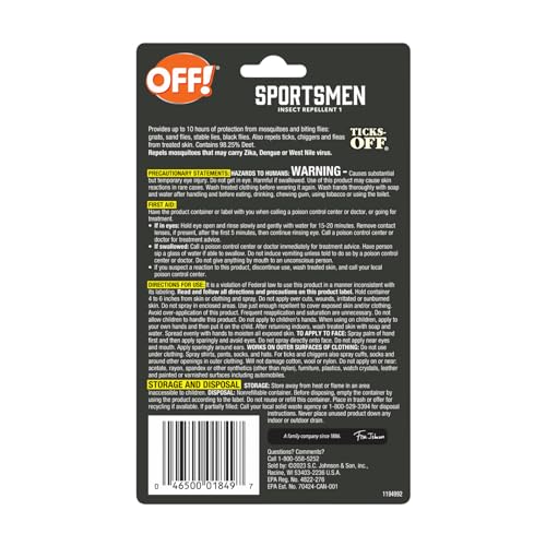 OFF! Deep Woods Insect Spray 1 Ounce (Pack of 2)