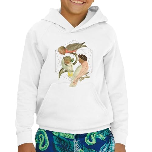 Sweat capuche enfant oiseaux surréalistes une idée cadeau originale - 2
