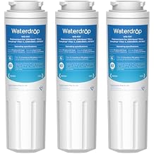 Waterdrop UKF8001 Refrigerator Water Filter 4, Replacement for Whirlpool EDR4RXD1, EveryDrop Filter 4, Maytag UKF8001AXX-750, UKF8001AXX-200, 46-9006, Puriclean II, WD-F07, 3 Filters
