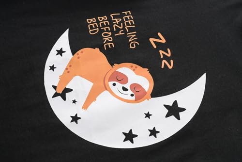 Summer Pajamas for Girls Big Kids Cute Cartoon Soft Nighty Sleepwear 2-Piece Short Sleeve Set Size 6-163