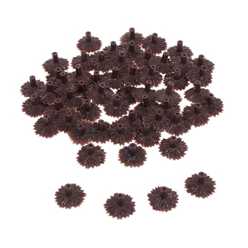 NUOBESTY 50pcs Replacement Tree Pole Stand for Diorama Model Trees for Diy Railroad Scenery for Craft Train Landscape Supplies